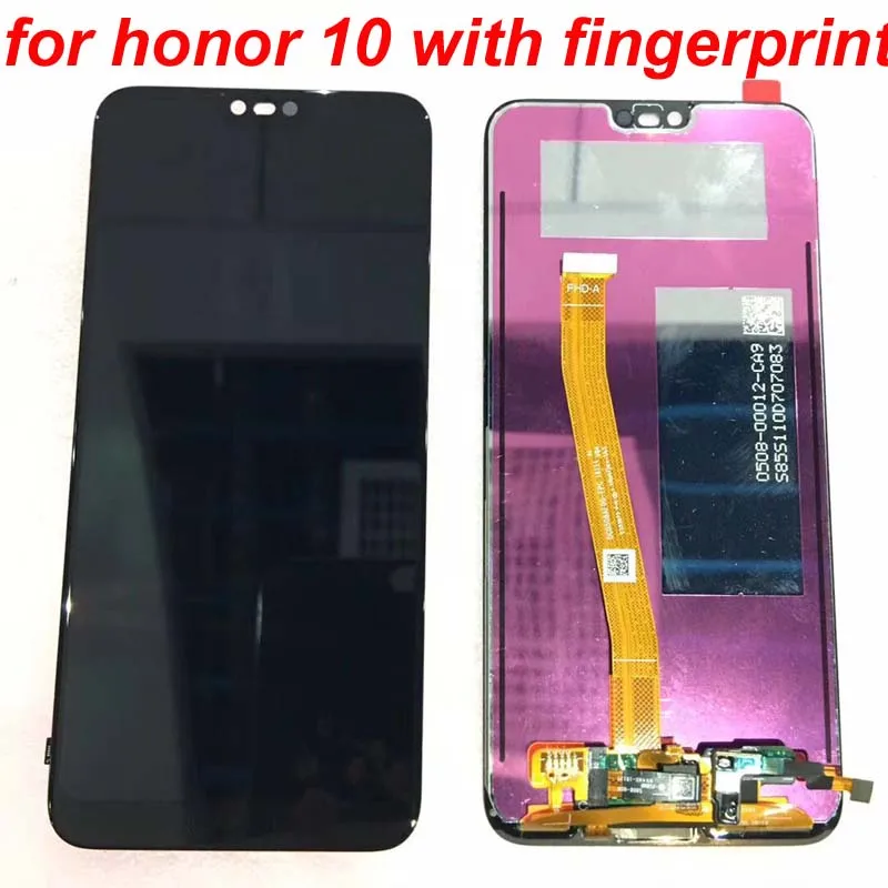 Оригинальный протестированный 5 8 дюйма для Huawei Honor 10 honor10 ЖК дисплей + кодирующий
