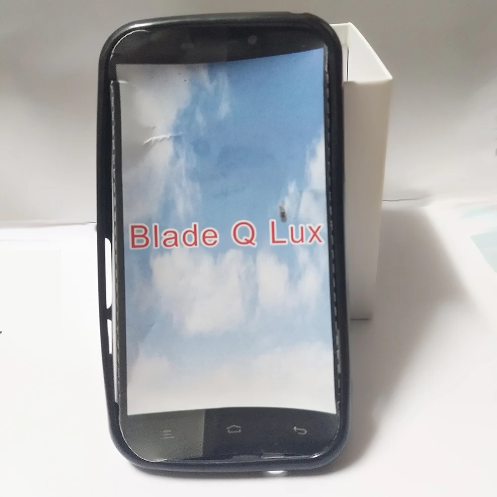 Мягкий ТПУ чехол для ZTE Blade Q Lux матовый гелевый силиконовый телефона |
