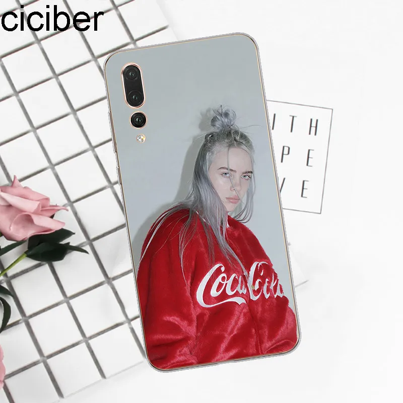 ciciber For Huawei P 20 10 9 8 Lite Pro Plus 2017 Soft TPU Phone Cases Billie Eilish Mate X Fundas Coque |