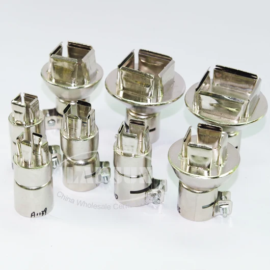 8 шт./лот Quad Mouth IC SMD BGA сопла паяльная станция термовоздушные для 858 858A 858D 868 878 898|hot