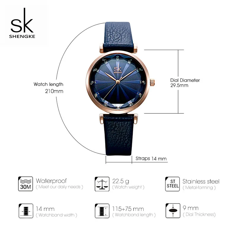 

Shengke Women Watches Top Brand Luxury Casual Clock Ladies Wrist Watch 2019 Relogio Feminin #K0099