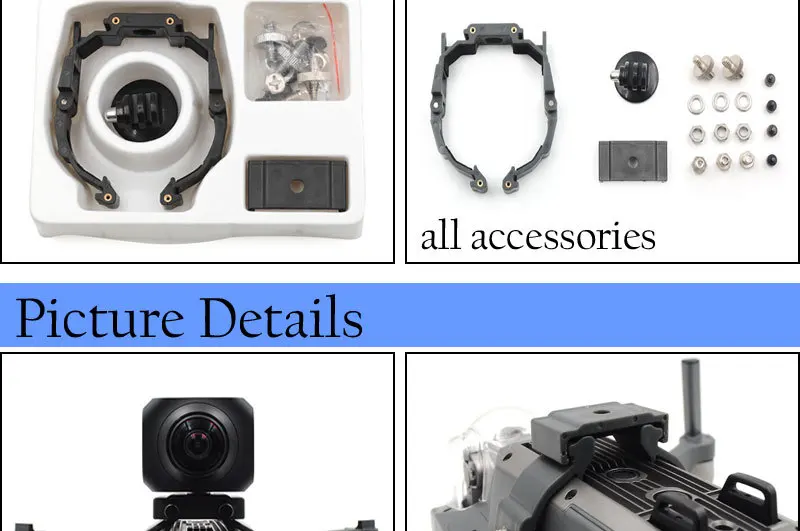 Для DJI Mavic Pro Drone Gimbal Крепление для камеры многофункциональный фиксированный кронштейн светодиодный светильник держатель с пряжкой для DJI Mavic Pro Аксессуары