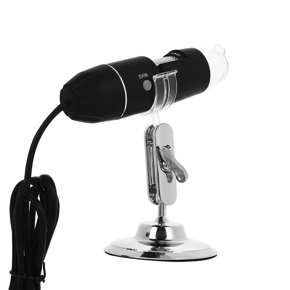 2MP USB цифровой микроскоп 8LED 1000X эндоскоп + подставка устройство Портативный Ручной