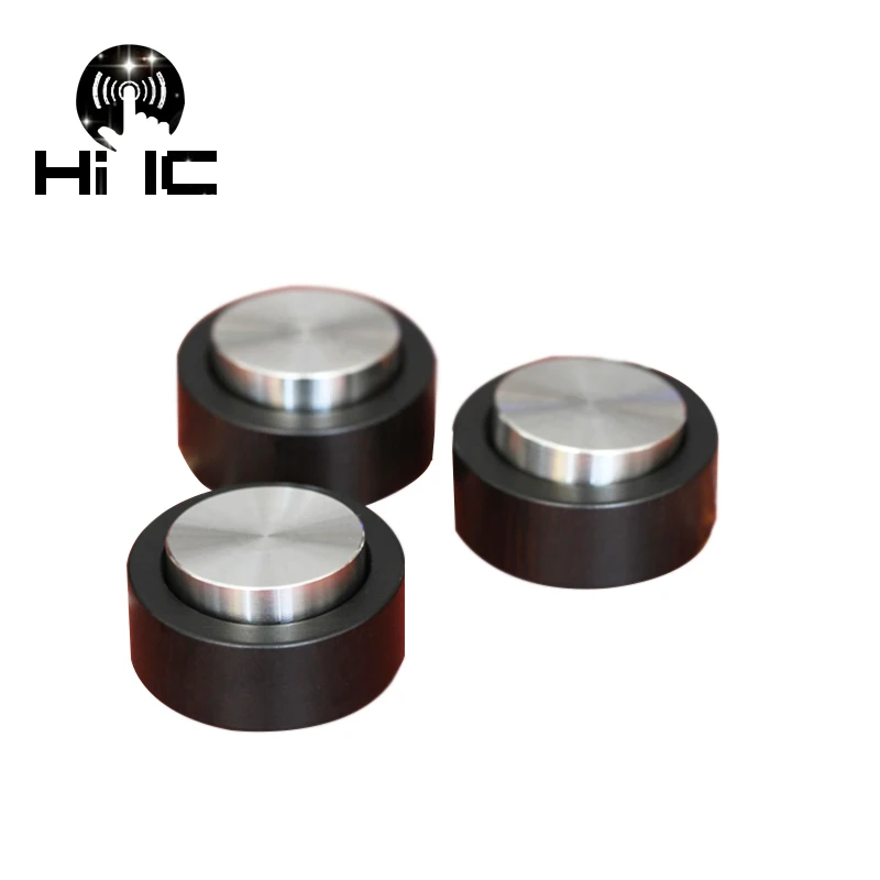 Hi-Fi аудио колонки усилитель шасси из нержавеющей стали Ebony противоударные
