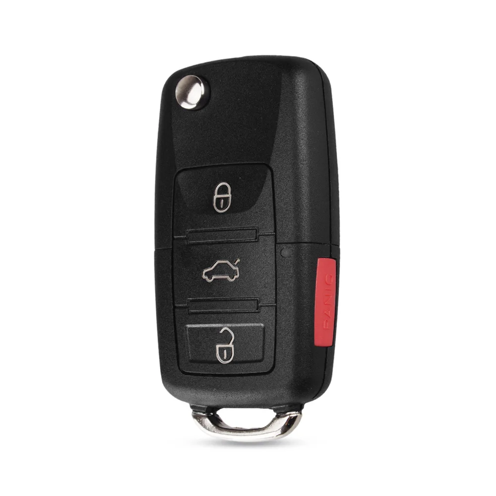 2 Кнопки KEYYOU 2 3 кнопки для Volkswagen VW Passat Polo Golf Touran Bora Ibiza Leon Octavia Fabia Складной флип-чехол для ключей без лезвия - Количество кнопок: 2 Кнопки