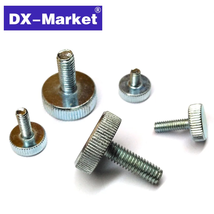 

m4 Knurled bolt , 8mm-35mm DIN653 -B , Knurled thumb screw m4 flat bolt DX-Market fasteners ,A044