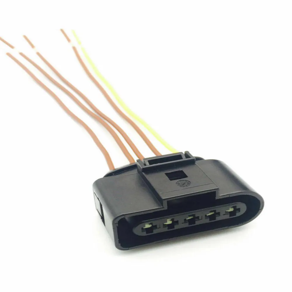 

5 Pin/Way 1.5mm Air Flow Meter Plug Connector Socket Housing With Wire Pigtail For AUDI Volkswagen SKODA 1J0 973 705