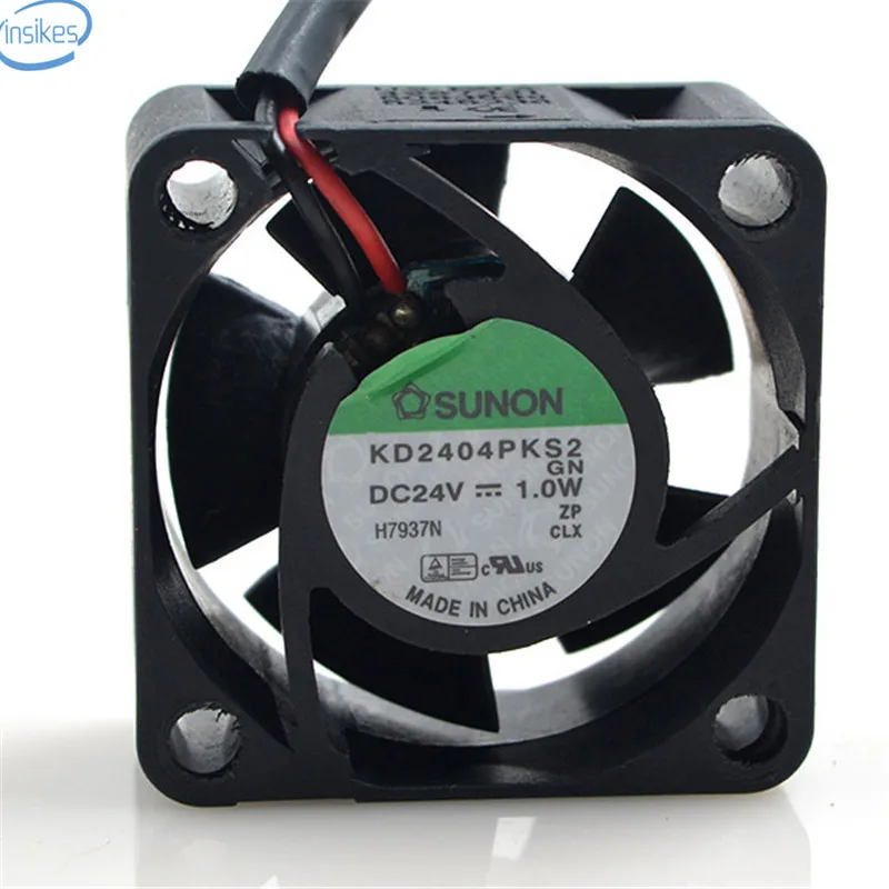 Sunon KD2404PKS2 компьютер воздуходувы двойной мяч вентилятор охлаждения DC 24 в 1,0 Вт 0.05A 4020 40*40*20 мм 6200 об./мин. 2 провода