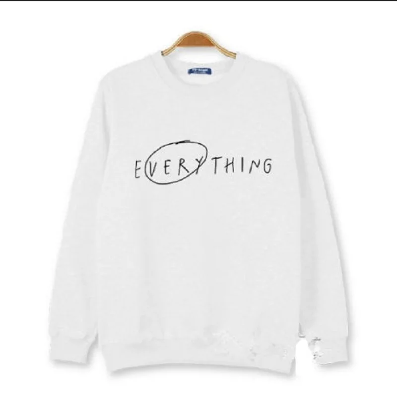 Mainlead KPOP BIGBANG Seungri All Hoodie EXO D.O Sweatershirt альбом - Цвет: White
