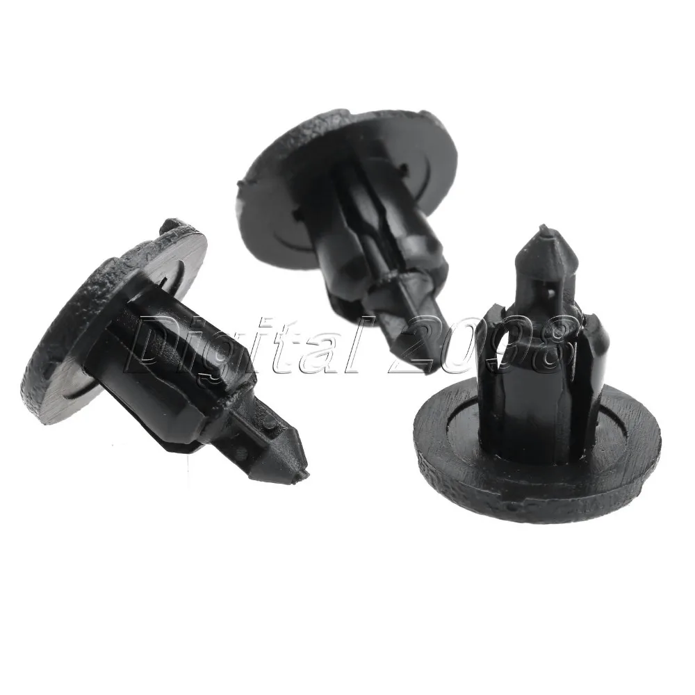 50 шт. пластиковые фиксаторы для бампера Nissan Maxima 01553 09611 8 мм|retaining clip|plastic retainer