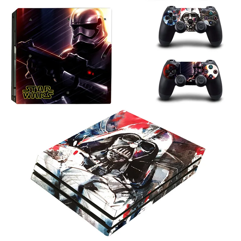 Звездные войны PS4 Pro Кожа Наклейка Vinilo Skins Play station 4 Pro Pegatinas для sony Playstation 4 Pro консоль и два контроллера