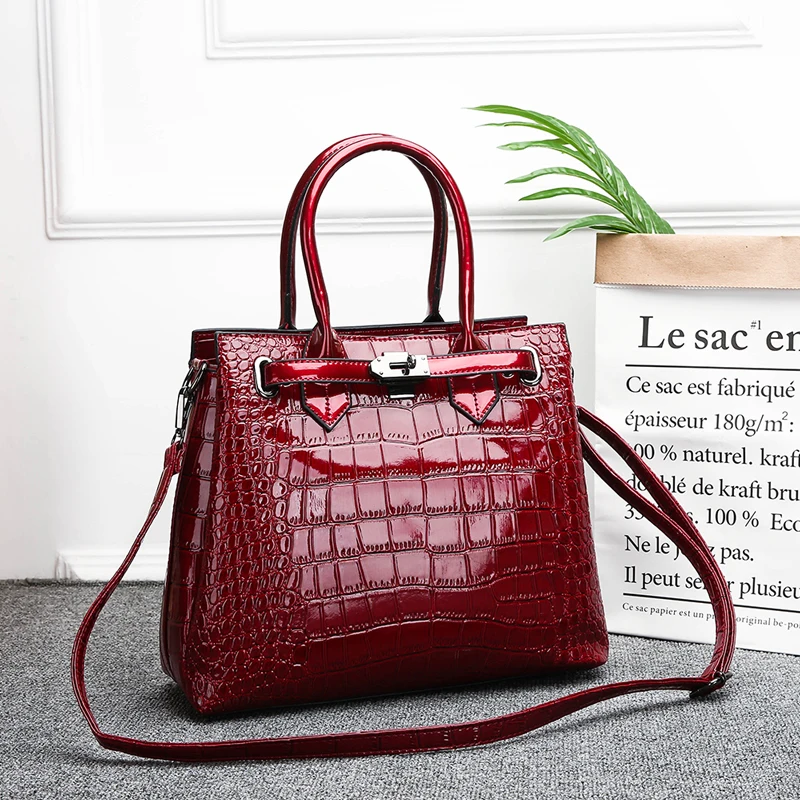 NAMILE сумки Европа и США модный крокодиловый узор сумка мессенджер на плечо 2