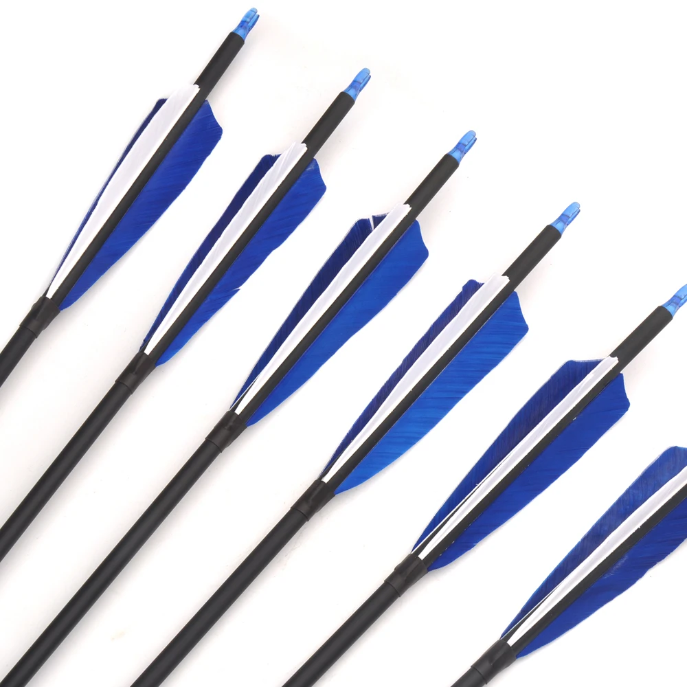 Карбоновые стрелы для стрельбы из лука 30 дюймов 600 внешний диаметр 7 8 мм с 5