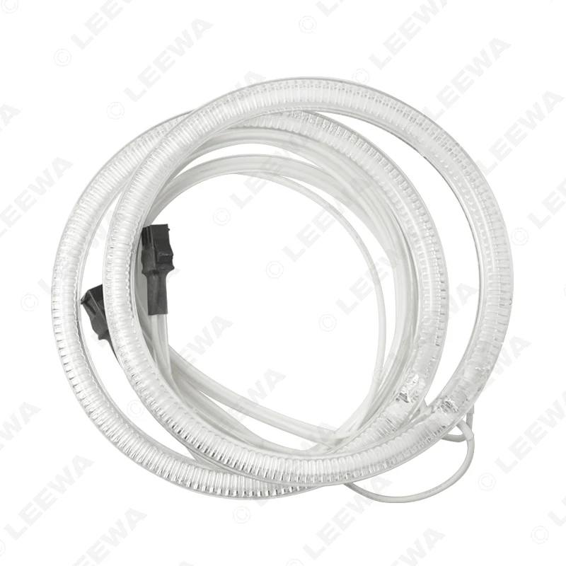 LEEWA 2X100MM 2X126MM 4 шт./компл. специальные автомобильные Кольца CCFL гало ангельские