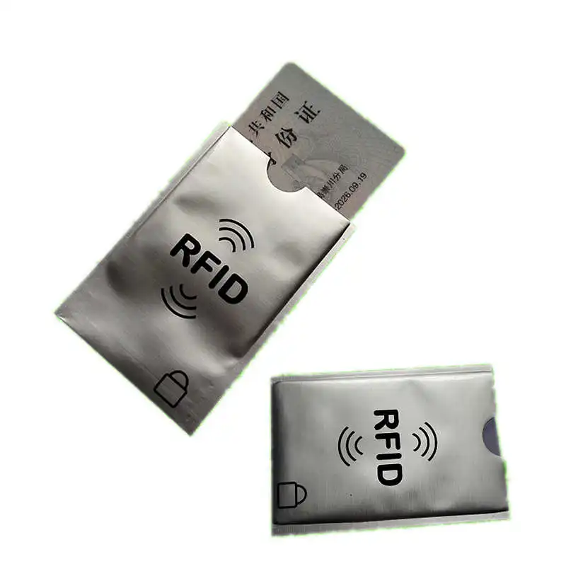 Анти rfid кошелек блокирующий считыватель замок держатель для банковских карт Id