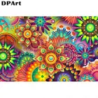 Алмазная картина полностью квадратнаякруглая абстрактная живопись дрель 5D Daimond вышивка крестом Стразы Y211