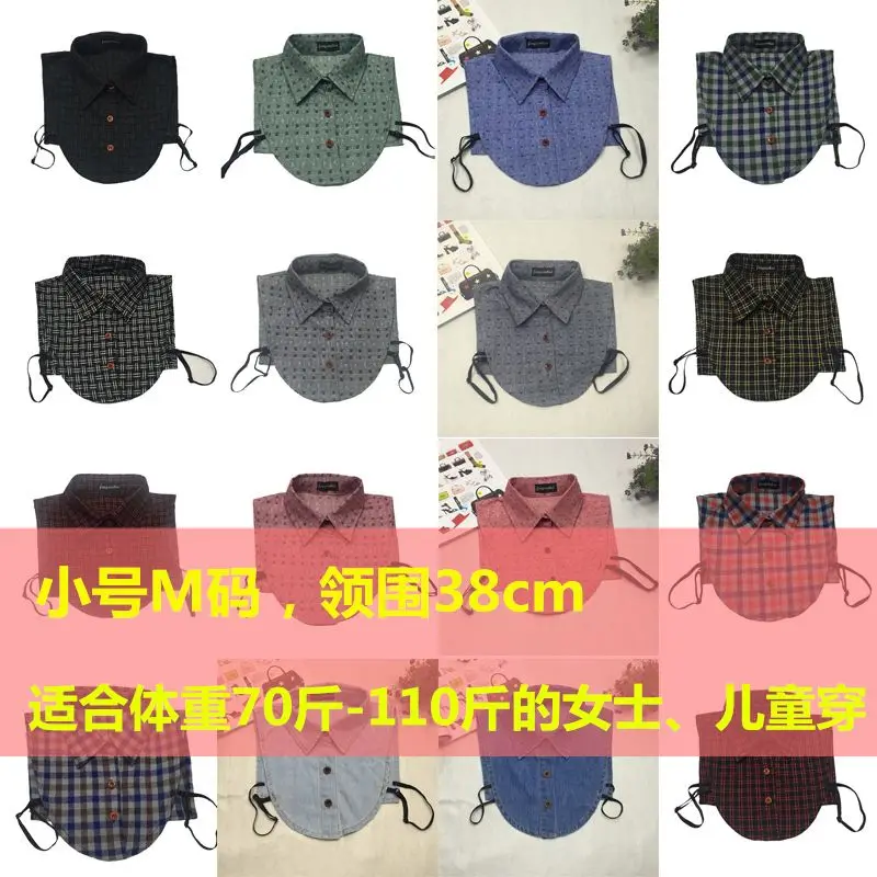 Детская рубашка с фальш-воротником для мужчин и женщин 2016 осень зима джинсовый