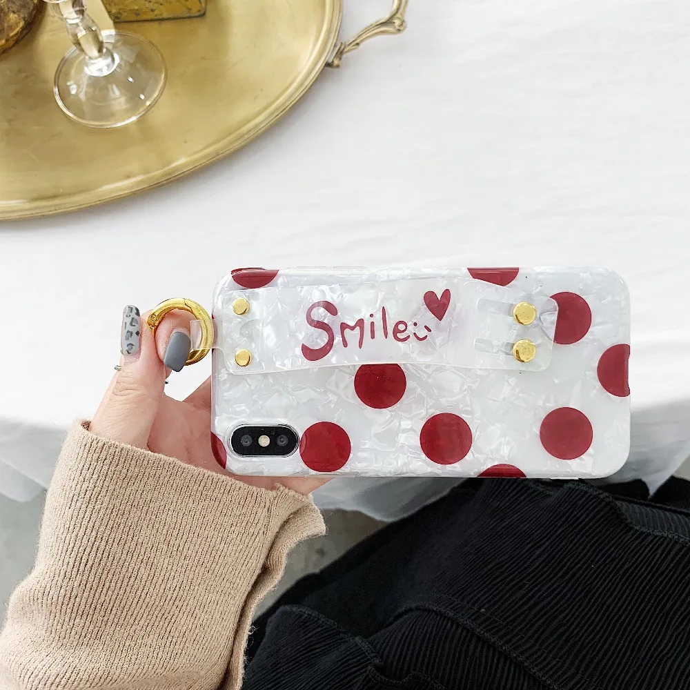 Модный Блестящий чехол для телефона с ремешком и подставкой iPhone 7 6 S 8 Plus XS Max X XR |