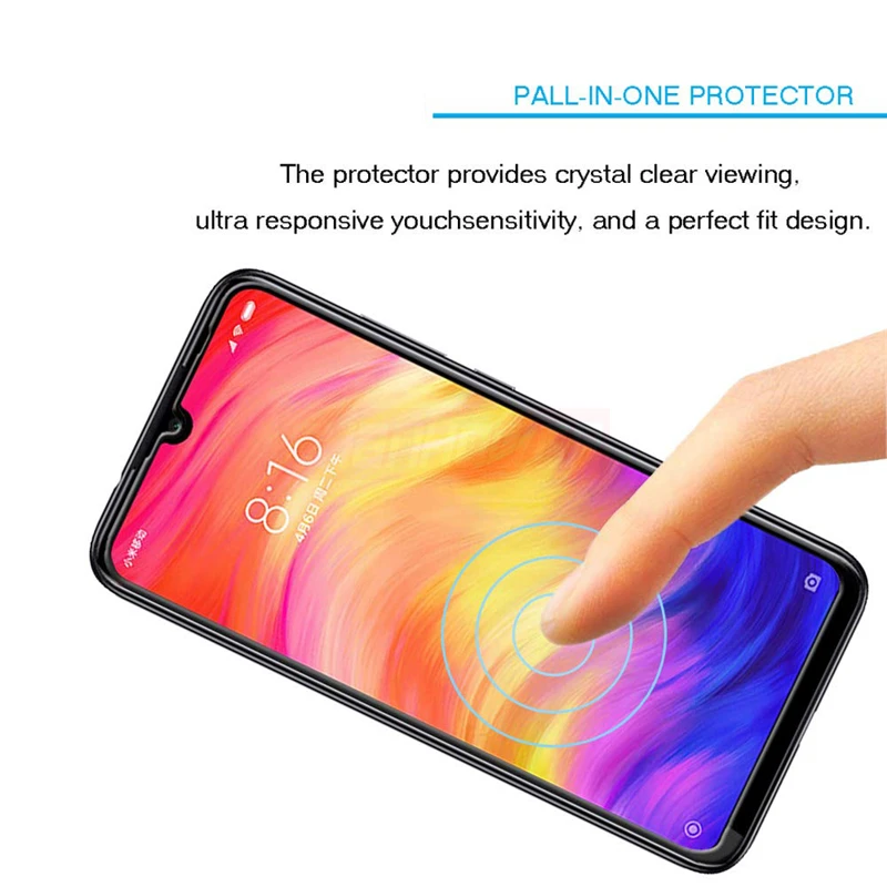 Закаленное стекло с полным покрытием для Xiaomi Redmi K20 Pro Mi 9T A2 Lite Защита экрана Note 7 6 5