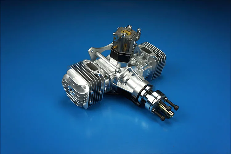 Оригинальный DLE60 60CC DLE двухцилиндровый 2 тактный бензиновый/бензиновый двигатель