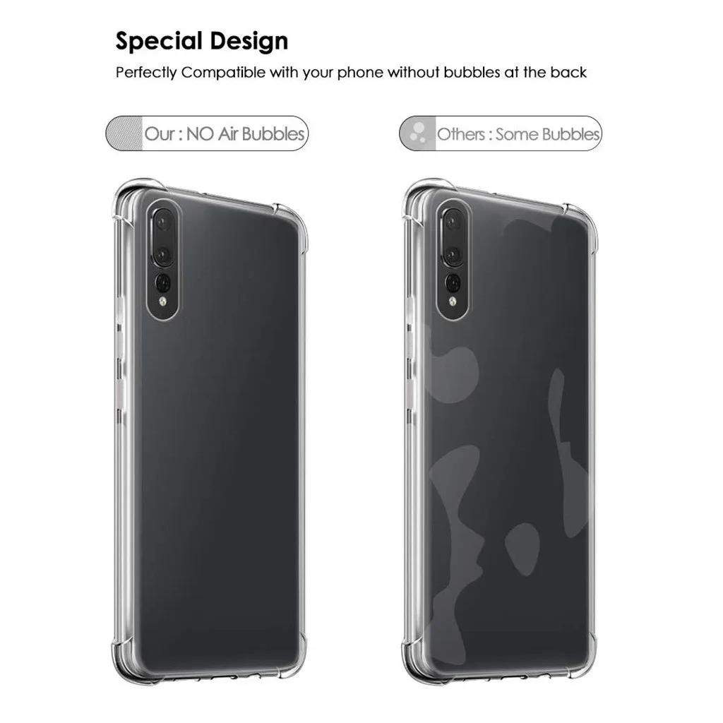 Чехол из ТПУ 2019 прозрачная Ультра мягкая резина тонкий пластиковый чехол для HUAWEI