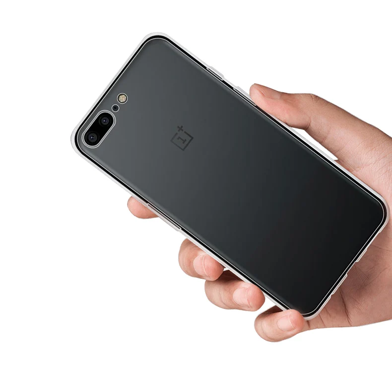 Для OnePlus 5 Ультратонкий Прозрачный мягкий силиконовый чехол для телефона из ТПУ One