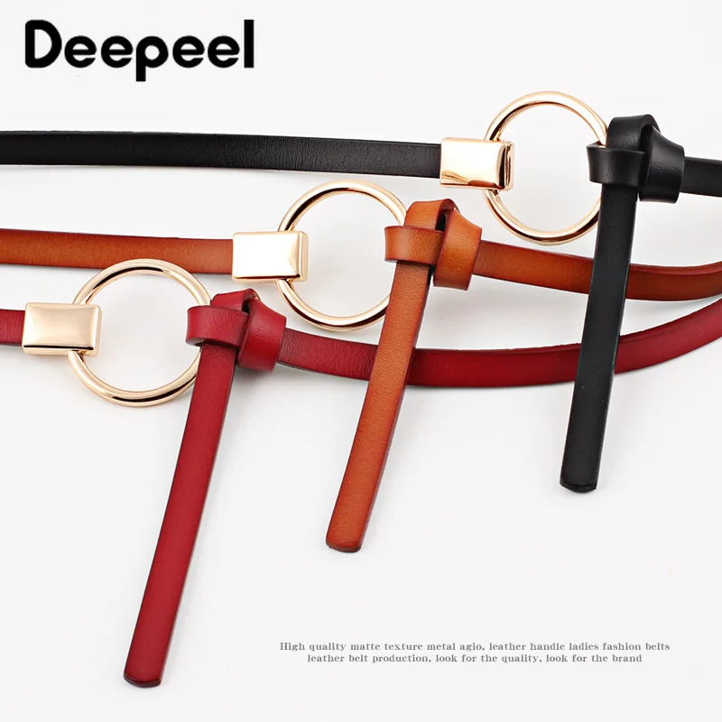 Deepeel 1 шт. тонкий ремень из искусственной кожи/воловьей кожи искусственная
