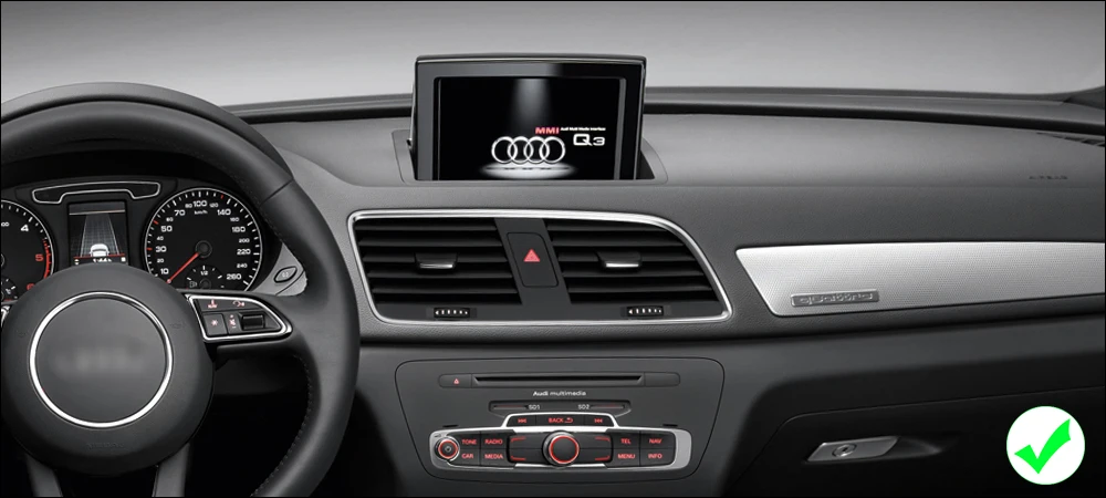 Для Audi Q3 8U 2013~ MMI автомобильный мультимедийный плеер gps навигация ips Android стиль HD экран 2 Гб+ 32 Гб WiFi BT Радио