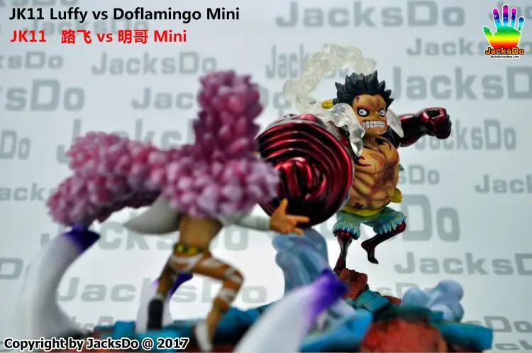 Модельные вентиляторы в наличии jacksdo One Piece 19 см mini SD Monkey D. Luffy VS Donquixote Doflamingo gk