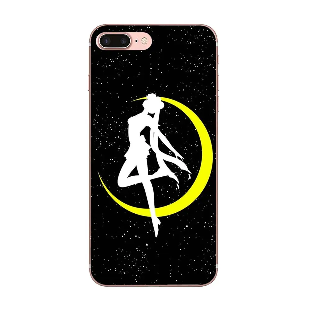 Чехол для Huawei Honor 4C 5A 5C 5X 6 6A 6X 7 7A 7C 7X 8 8C 8S 9 10 10i 20 20i Lite Pro с изображением Луны и аниме E |