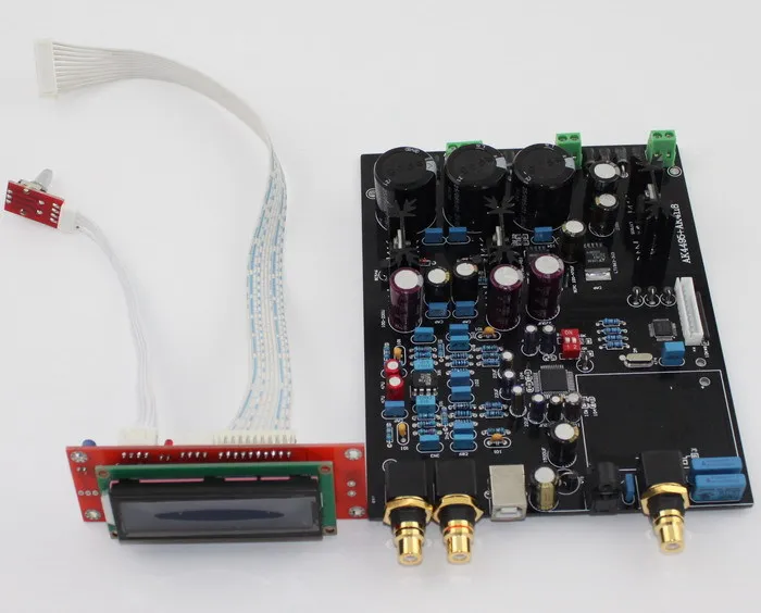 Сборка AK4495SEQ + AK4118 op amp AD827 ЦАП готовая Плата декодера Frss Доставка|dac finished|finished dacdac
