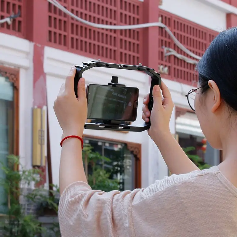 M Rig портативный кронштейн камеры Риг тройное крепление для горячего башмака