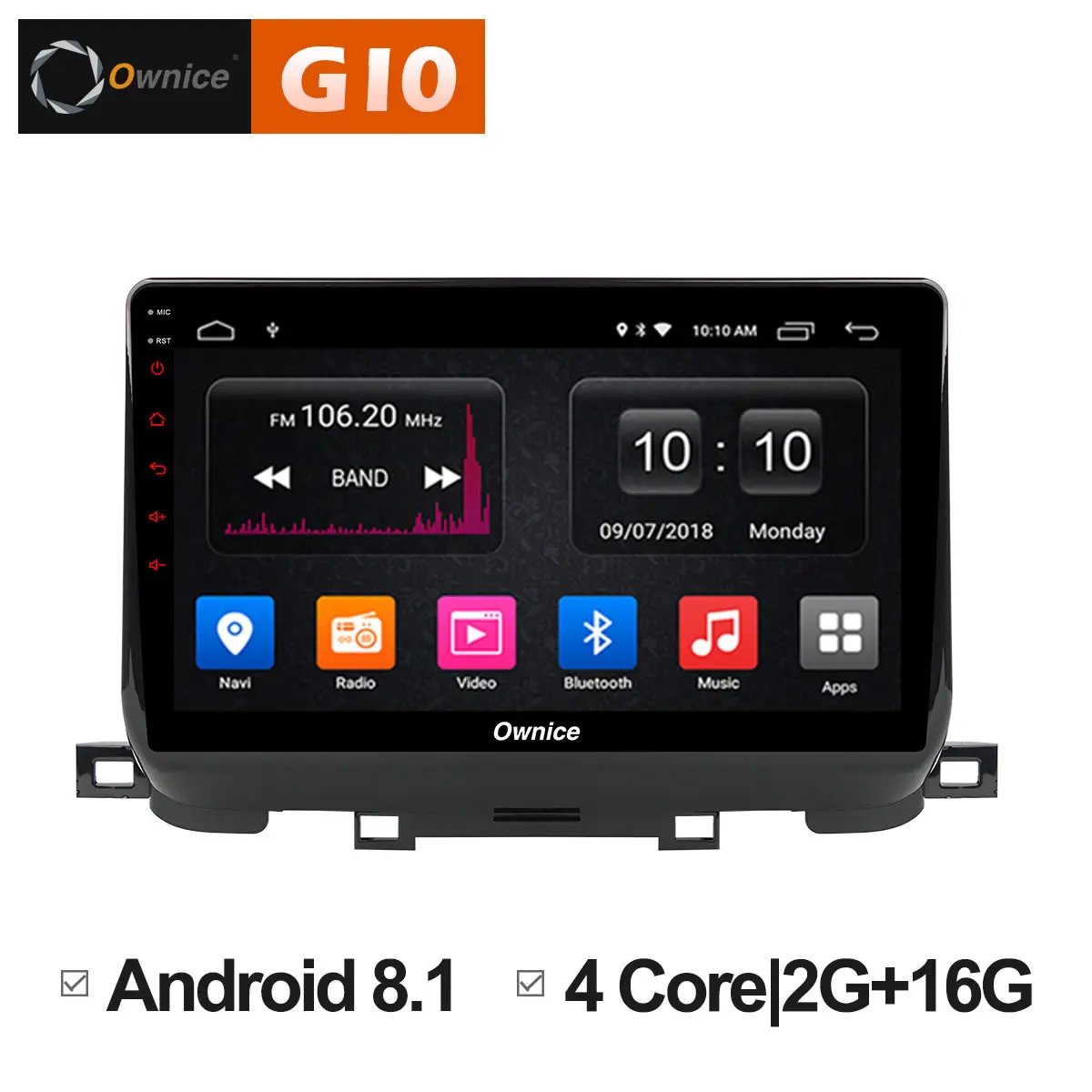 Ownice 10 1 &quotAndroid 8 автомобильный Радио DVD gps Мультимедийная Главная панель для Kia Sportage