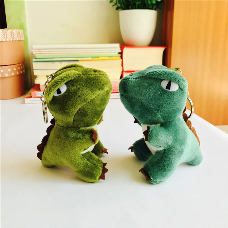 12 см милый динозавр плюшевые игрушки-Драконы Kawaii сумка Подвеска на рюкзак брелок