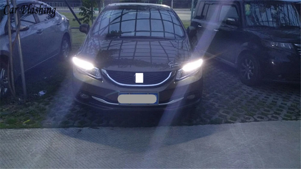 2 шт. дневные ходовые огни для Honda Civic 2011 2012 2013 2014 2015 12 В | Автомобили и мотоциклы