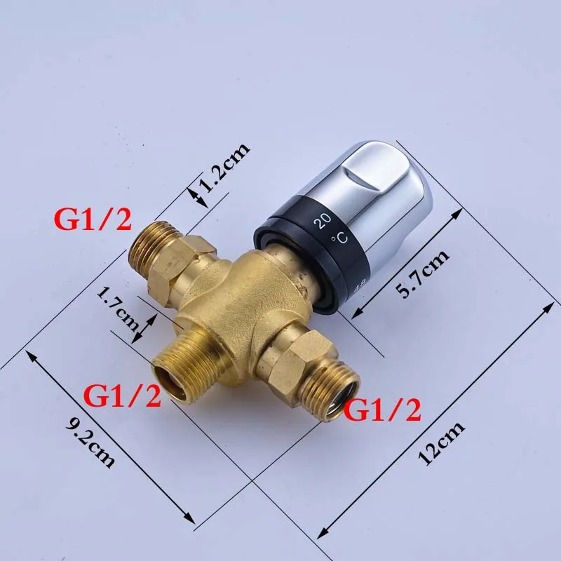 Free Shipping Brass thermostatic valve temperature mixing solar water heater parts mixer YT-5140 | Обустройство дома