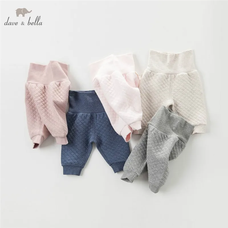 DB4222 davebella осенний штанишки для малышей основные брюки|pants trousers|pants under cycling shortspant