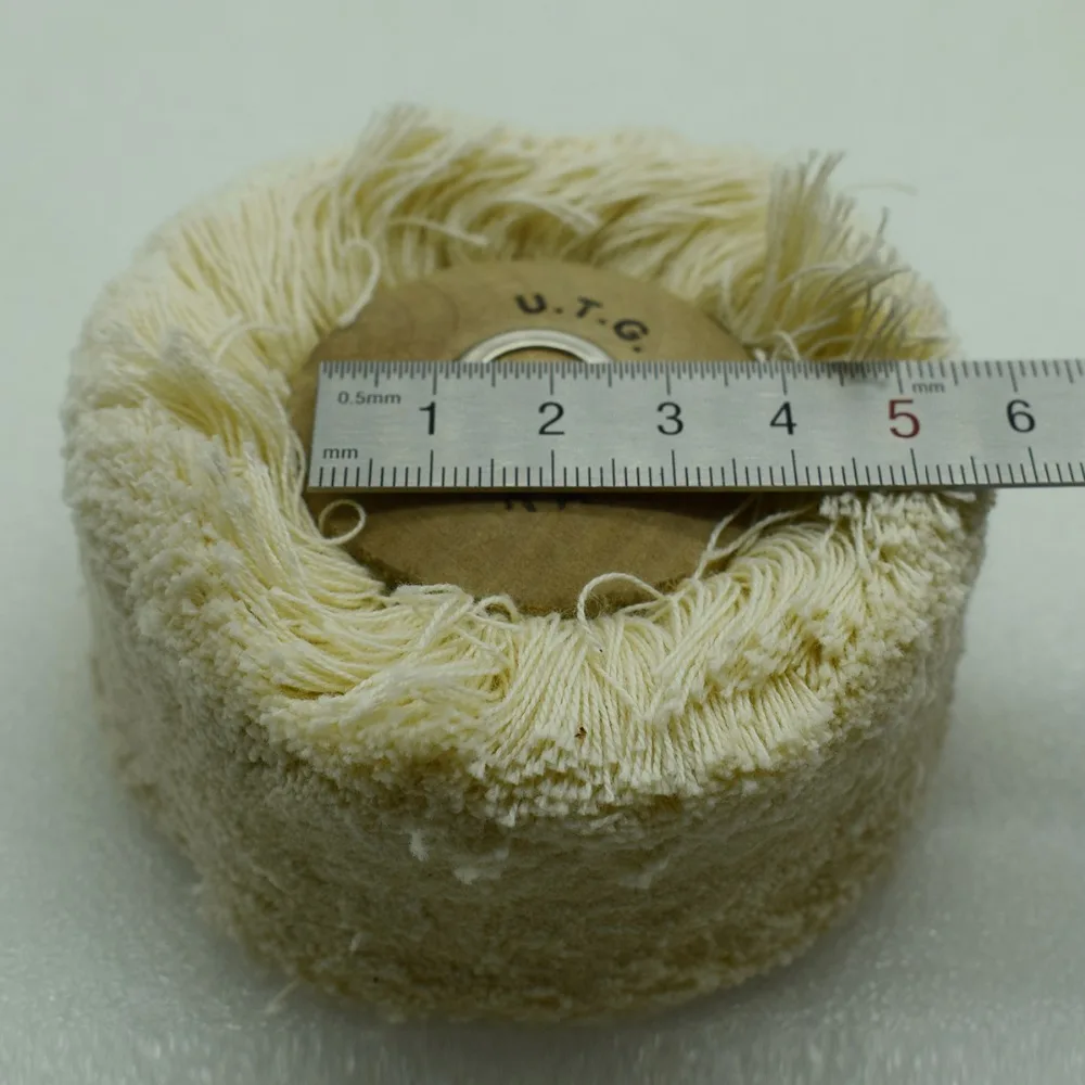 

77mm Cotton Round Wheel Fits For Jewelry Making Dremel Rotary Tool Accessories