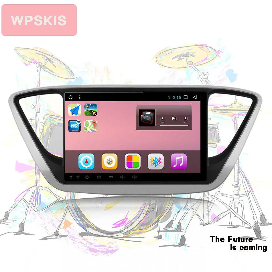 Автомобильный DVD плеер с GPS для нового Hyundai Verna 16 2017 18 автомобильное головное