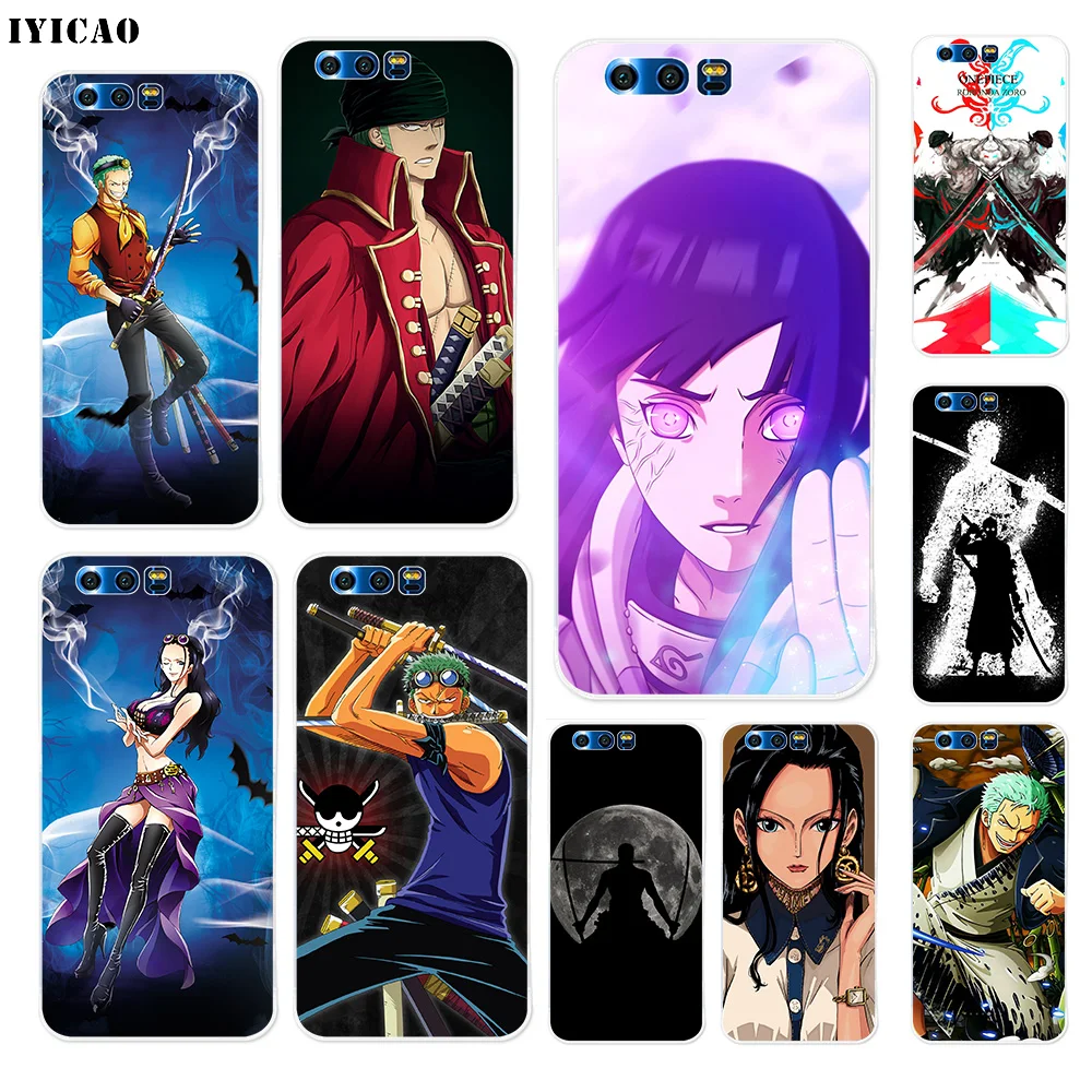 Мягкий силиконовый чехол IYICAO Roronoa Zoro для Huawei Y9 Y7 Y6 Prime 2018 Honor 8C 8X 8 9 10 Lite 7X 7C 6A 7A
