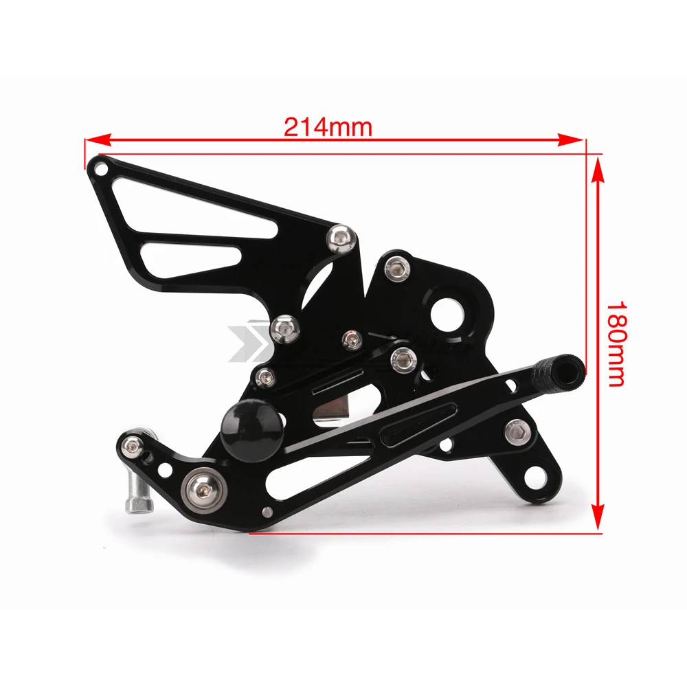 CNC алюминиевый мотоцикл задние регулируемые наборы ножные для Yamaha MT09 Mt 09 2014