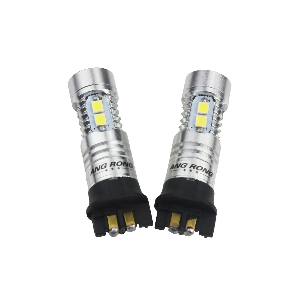 Светодиодный указатель поворота ANGRONG PW24W PWY24W 2x дневные ходовые огни DRL для VW Golf Passat