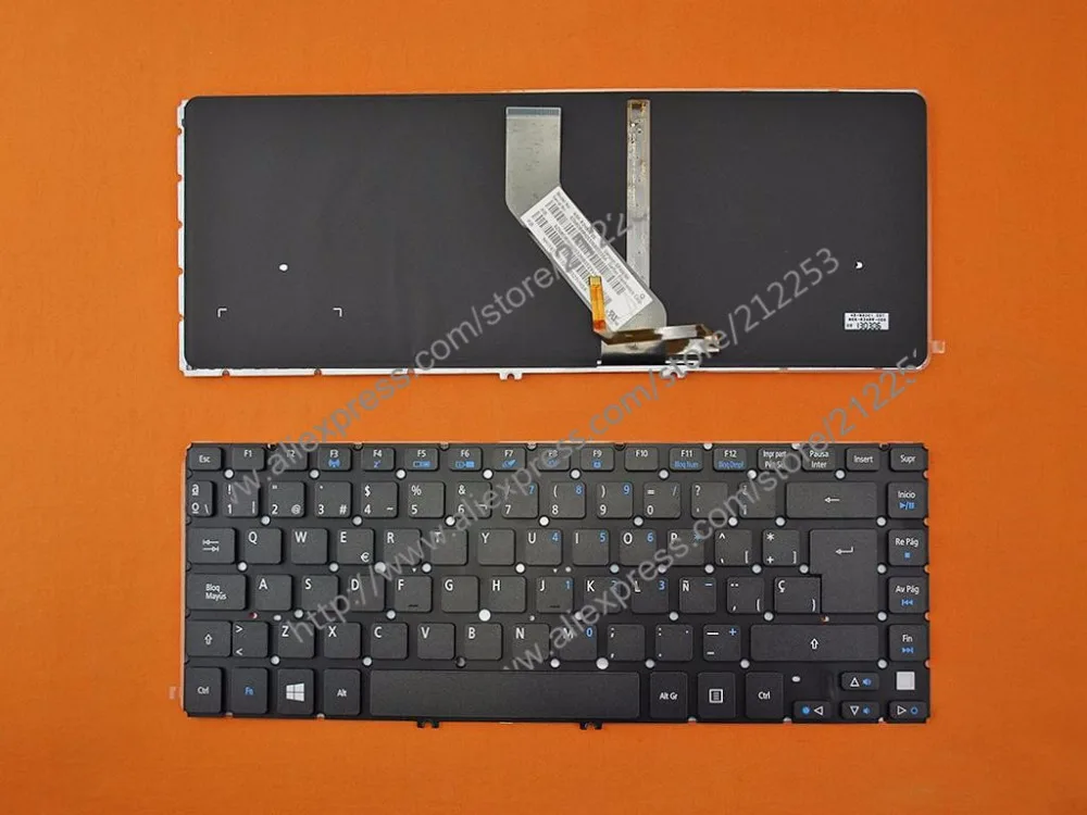 Sp teclado испанский клавиатура для acer aspire v5 471 471g 471p 471pg без рамки черный|keyboard for