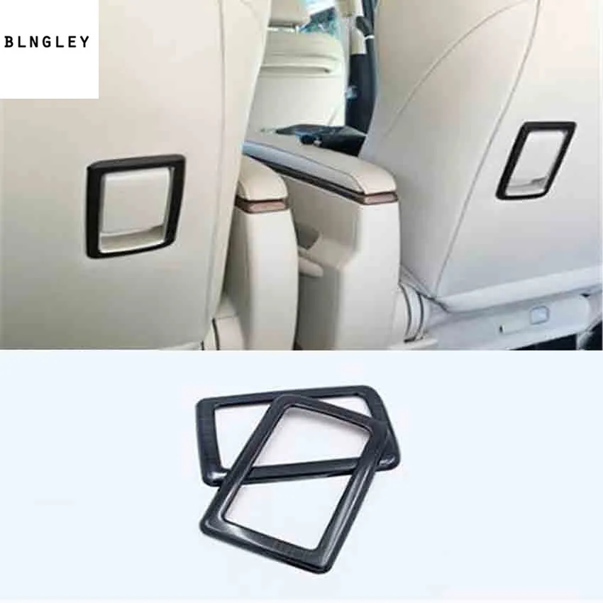 Free shipping 2pcs/lot stainless steel Seat control adjustment decoration cover for 2015-2019 Toyota Alphard car accessories