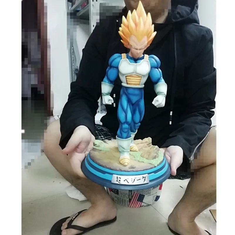 Статуя Dragon Ball Z Vegeta полноразмерный портрет Супер Saiyan 1/6 GK резиновая фигурка героя