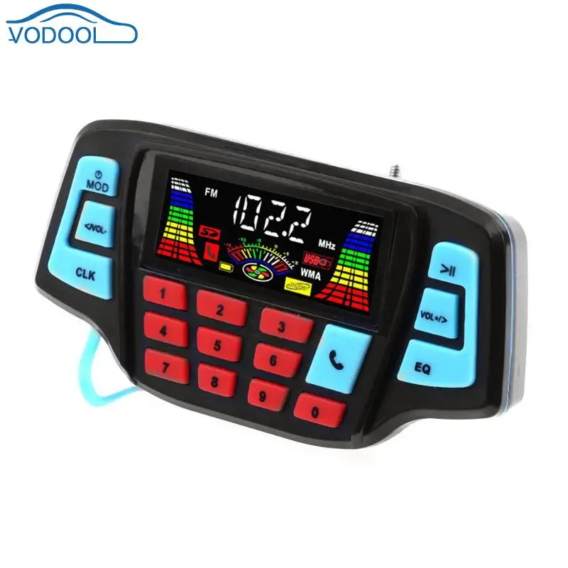 Аудиосистема на руль мотоцикла с mp3 колонками USB TF Bluetooth FM радио встроенным