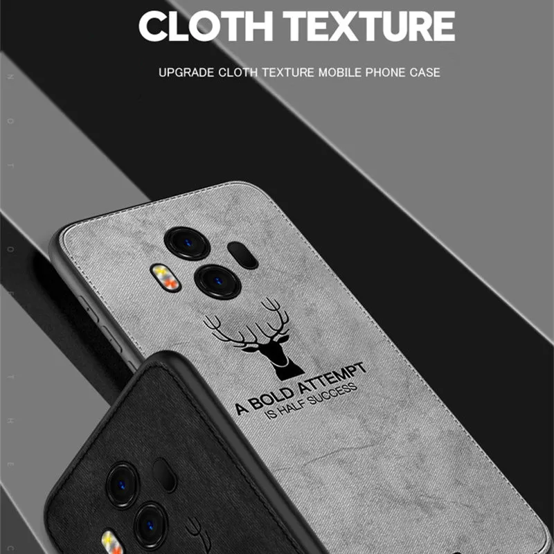 QINUO Textile Deer Batman Case For Huawei Honor 8 9 10 7A Pro Lite V10 8X Max Fashion Cloth Soft Nova 2 Plus 3i |