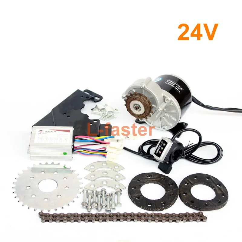 24V Thumb Kit 350 Вт Новое поступление Электрический мотор для велосипеда комплект Электрический переключатель двигателя набор переменный многоскоростной велосипед электрический комплект - Цвет: 24V Thumb Kit