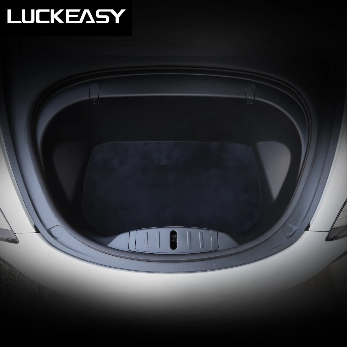 LUCKEASY Передняя Коробка для хранения коврик для Tesla модель 3- специальный Противоскользящий против вибрации модификация автомобиля