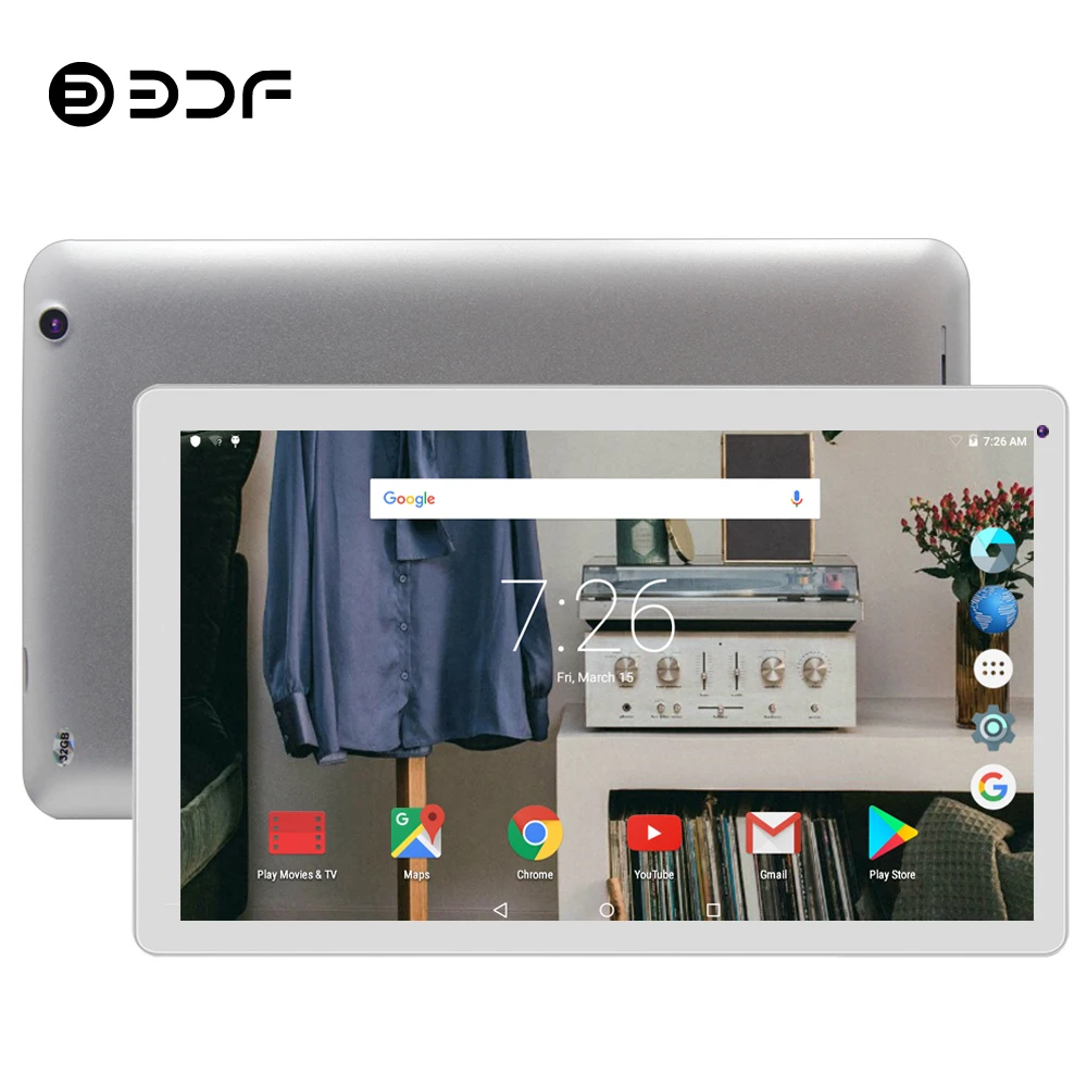 BDF Android планшет 10 дюймов Android 5,1 планшетный ПК четырехъядерный Google Play 1 ГБ/32 ГБ 1024*600 Мини планшетный компьютер WiFi планшеты 10,1
